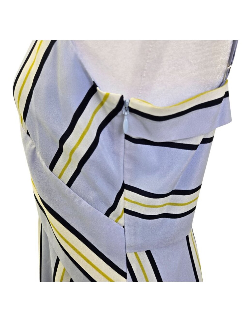 Banana Republic Asymmetrical Striped Fit & Flare Dress Size 4 - Picture 7 of 8
